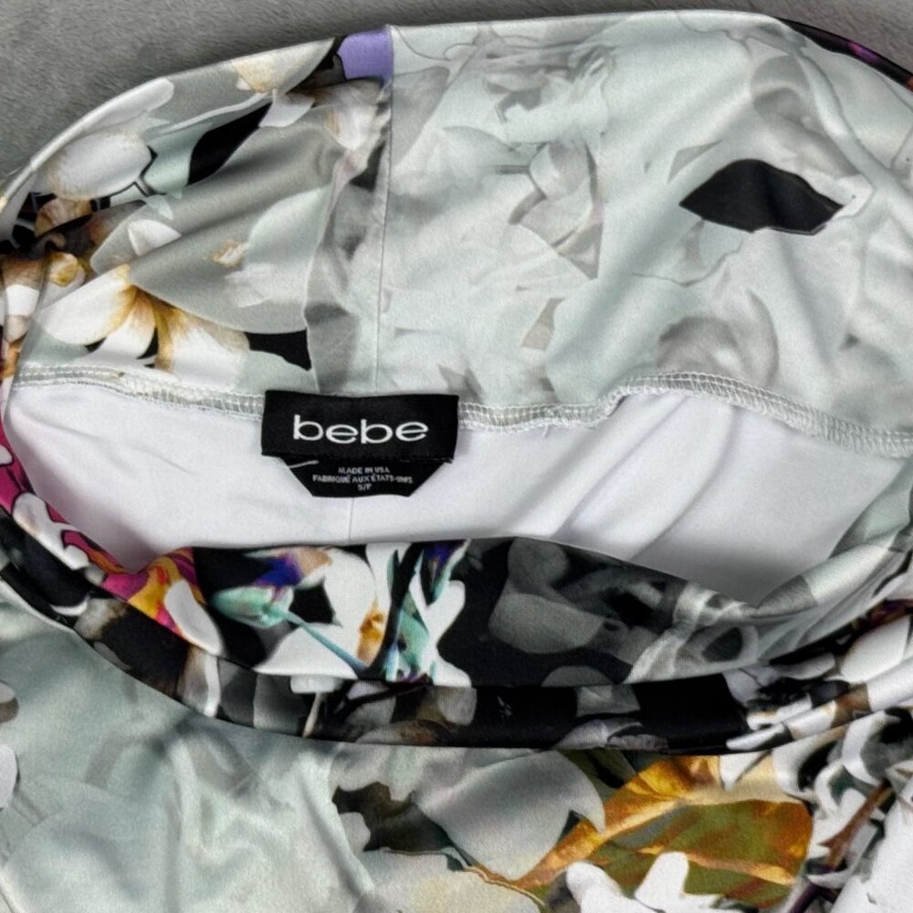 Bebe Floral Pencil Skirt - Picture 4 of 9